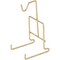 Bard's Demi-tasse Shiny Gold-toned Cup and Saucer Stand, 4.5" H x 2.25" W x 2.5" D (For 2-3 Fluid Ounce Espresso Cups)